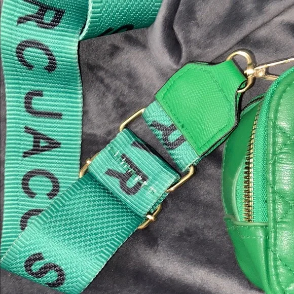Marc Jacobs Green Quilted Women's Bag Purse Cross Body - Picture 9 of 16